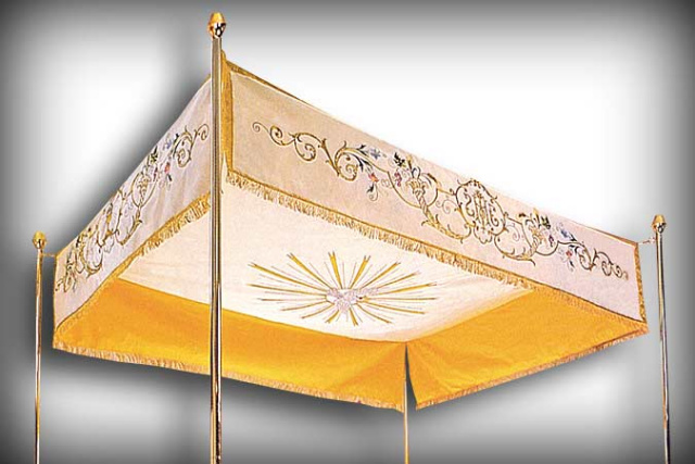 Embroidered Processional Canopy from Italy